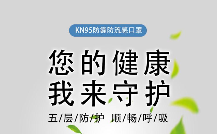 現貨kn95口罩防塵飛沫工業粉塵霧霾口鼻罩男女防護一次性n95口罩